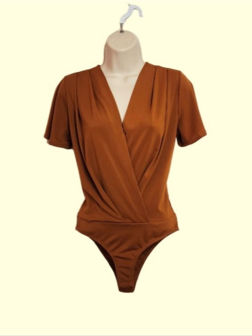 Melrose And Market Bodysuit Rust Orange Small